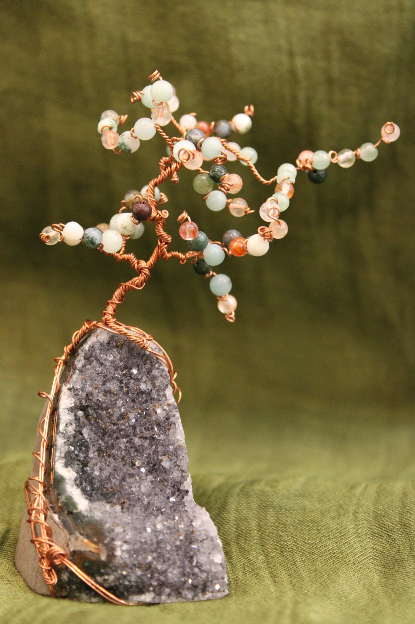 Black Amethyst Statue