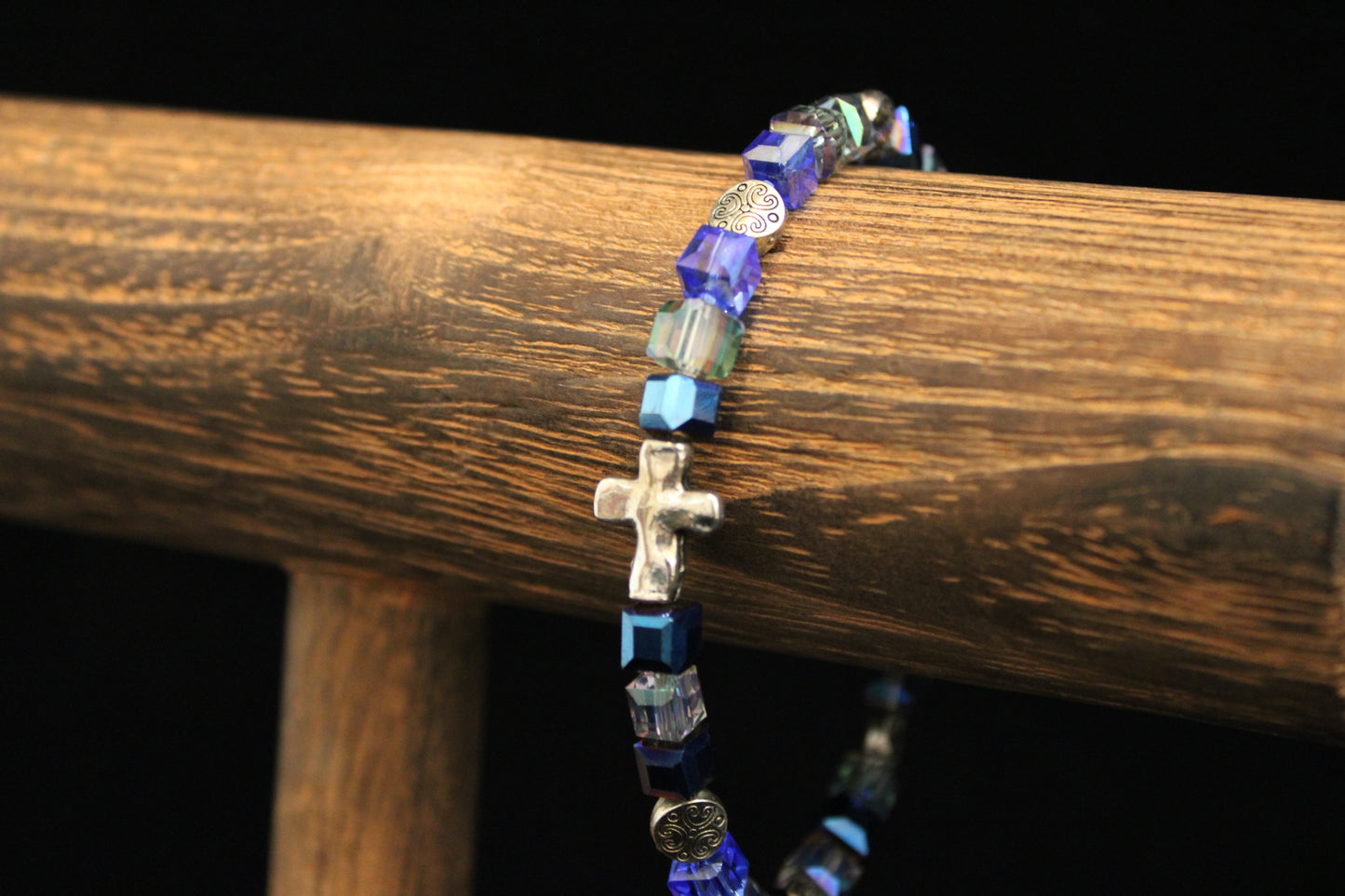 Blue Glass Bracelet