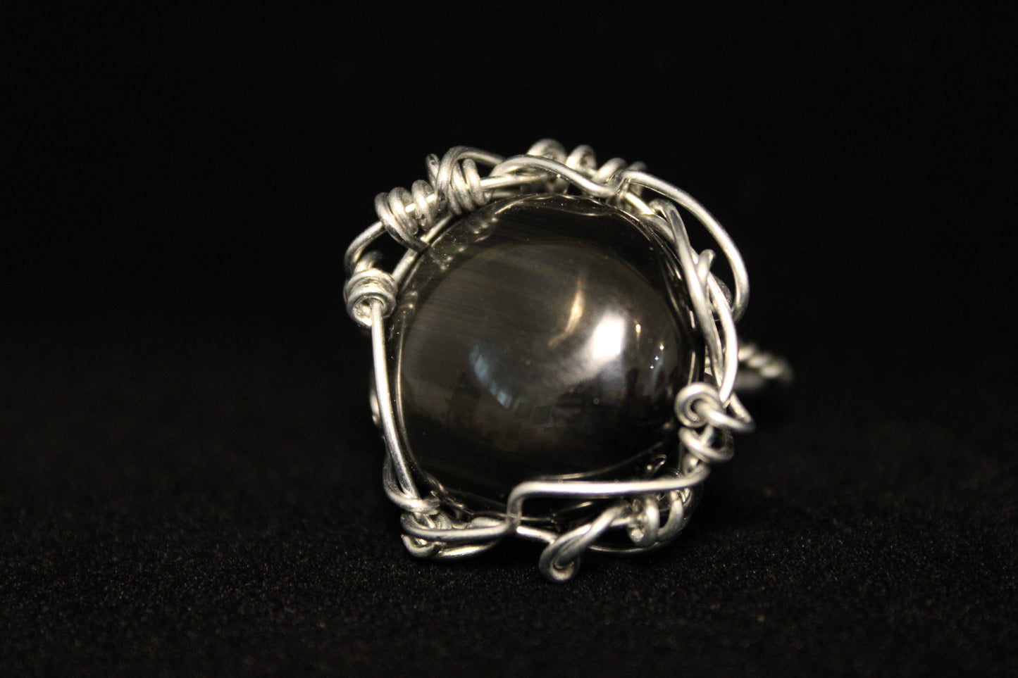 Rainbow Obsidian Ring