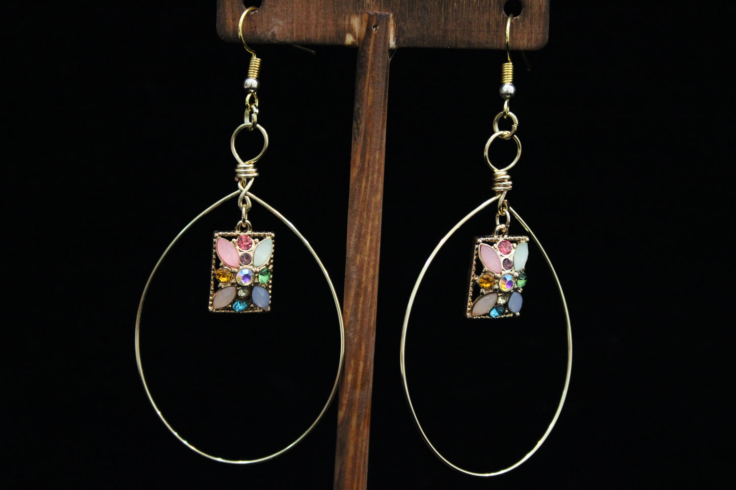 Flower Charm Earrings