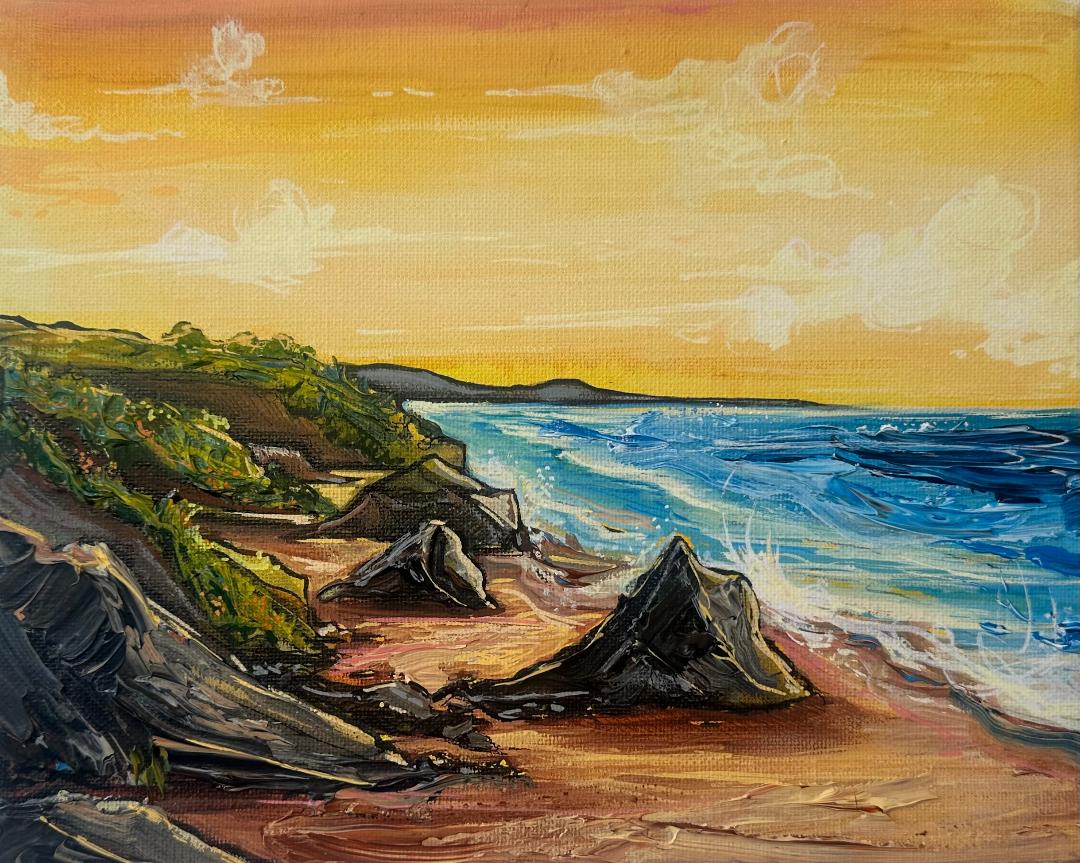 Rocky Beach Scene