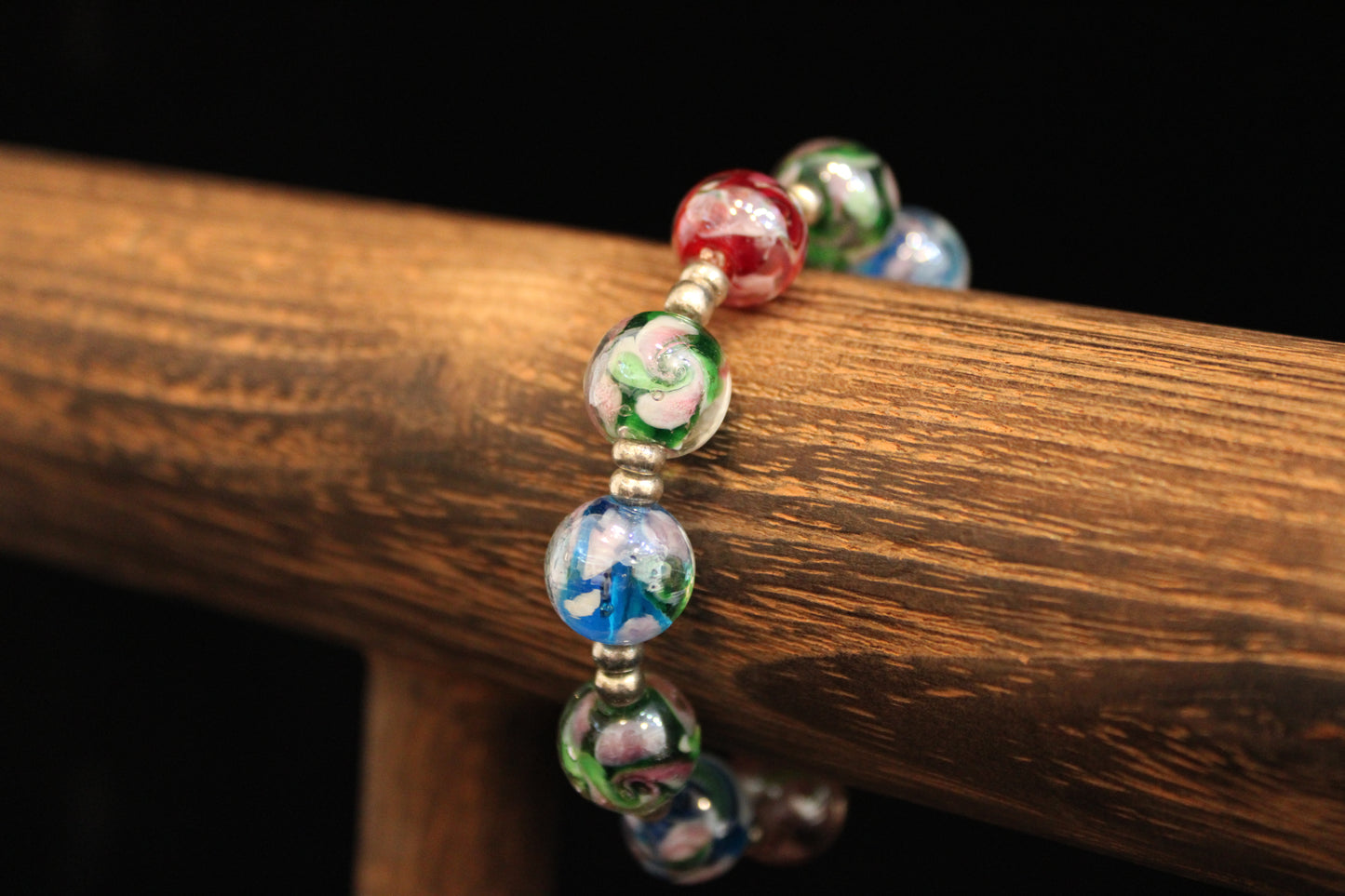 Glass Swirl Bracelet