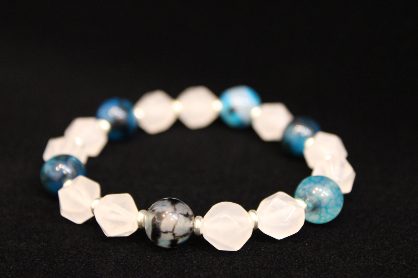 Blue Dragon Agate Bracelet
