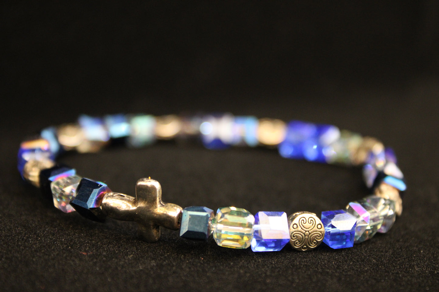 Blue Glass Bracelet