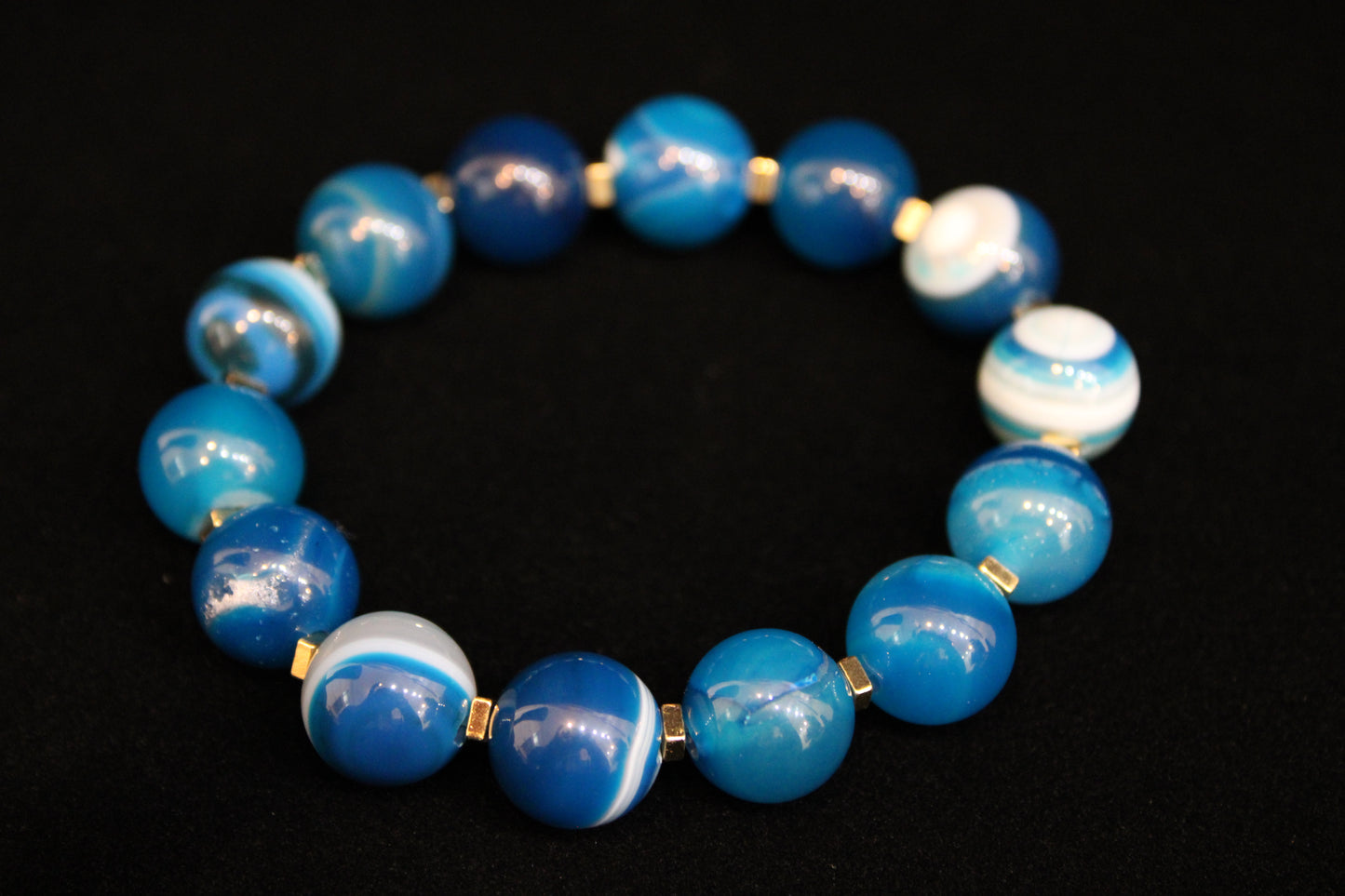 Blue Agate Bracelet