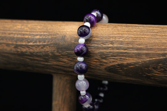 Purple Agate Bracelet
