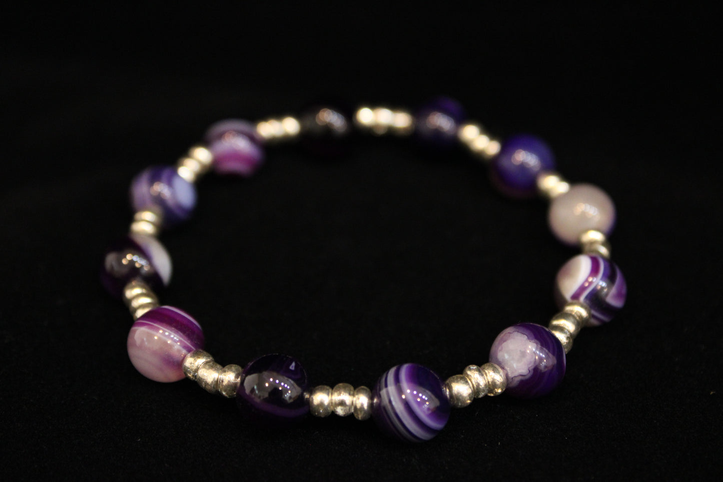 Purple Agate Bracelet