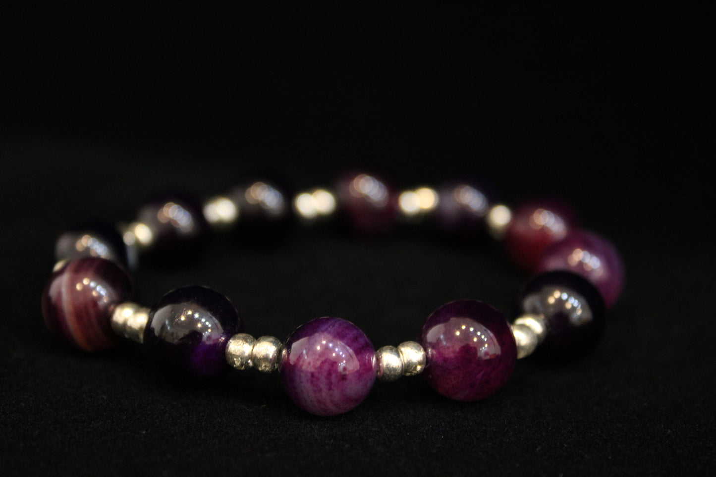Puple Agate Bracelet