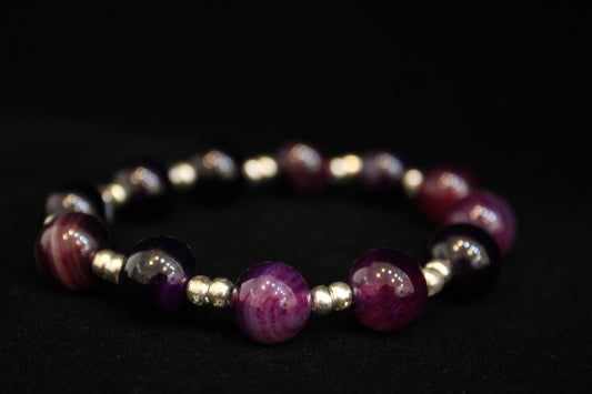 Puple Agate Bracelet