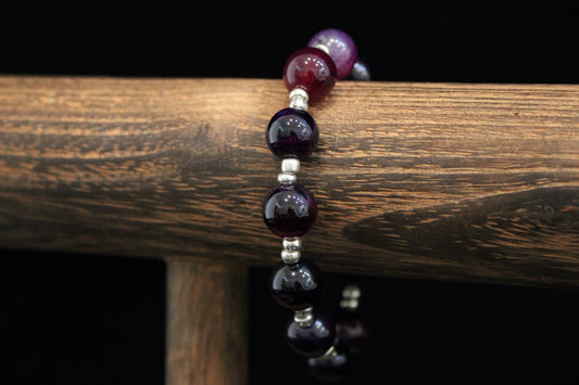 Puple Agate Bracelet