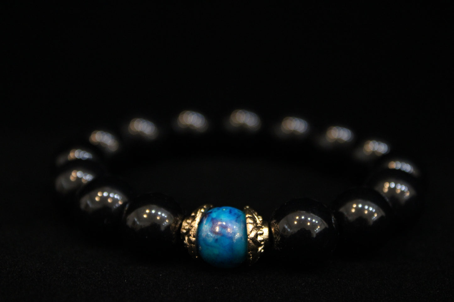 Black Acrylic Bracelet