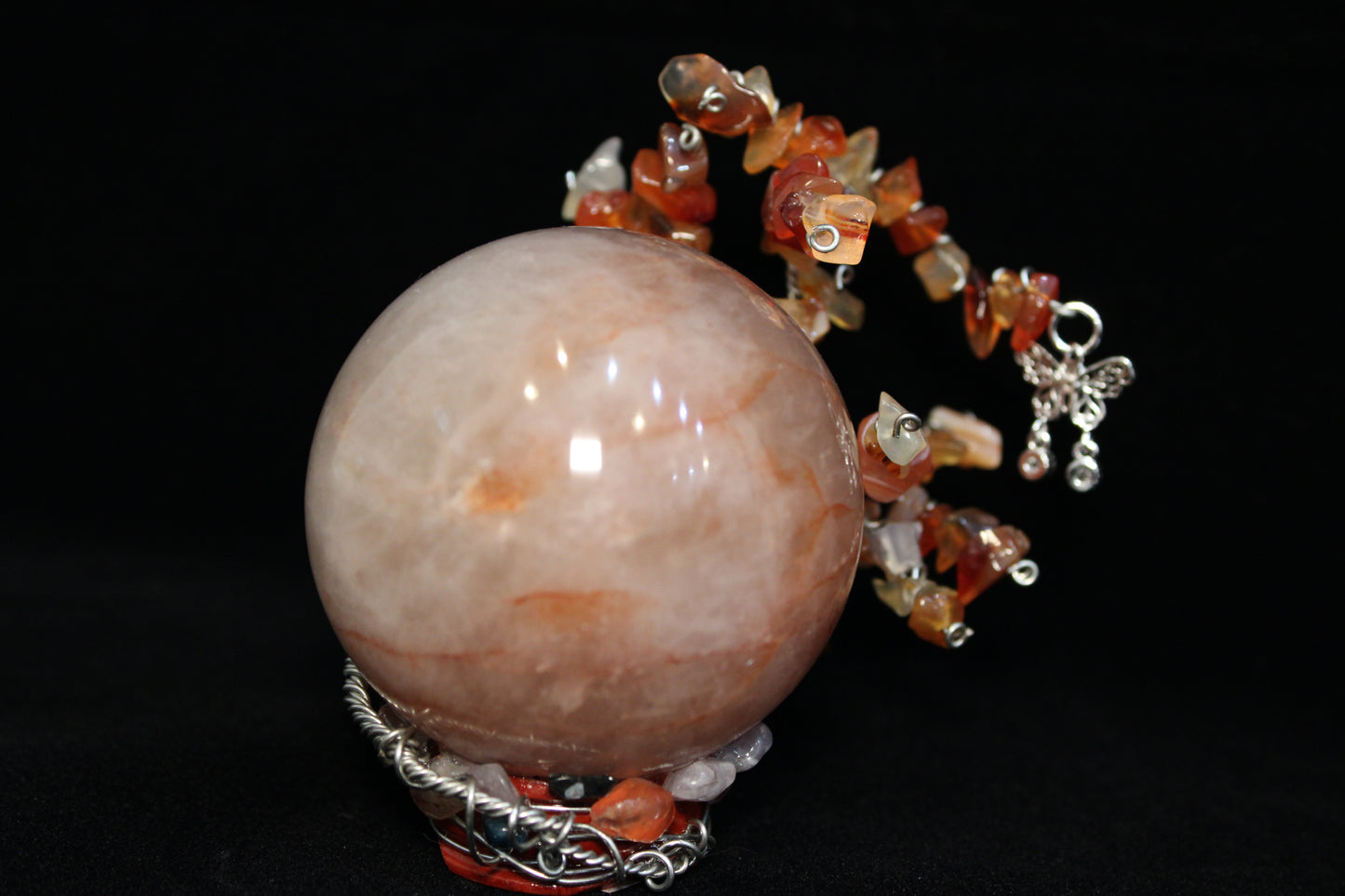 Fire Quartz Statue