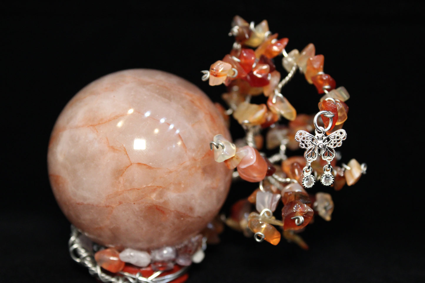 Fire Quartz Statue