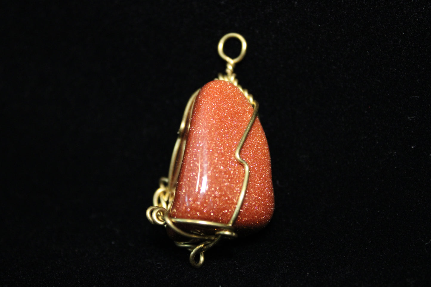 Gold Sandstone Pendant
