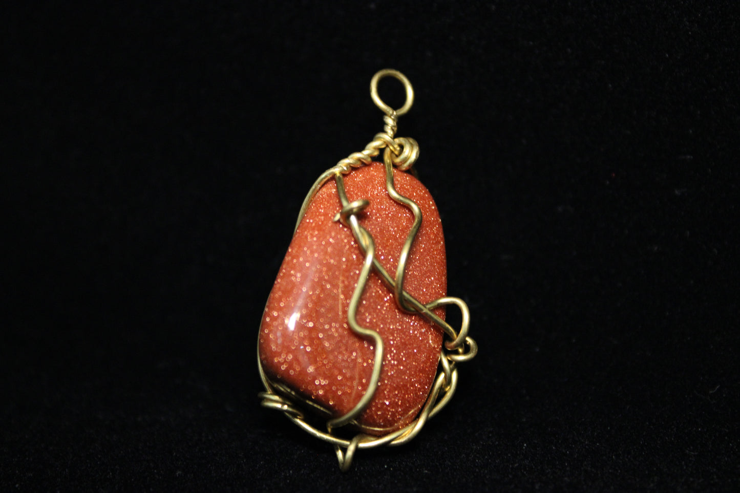 Gold Sandstone Pendant