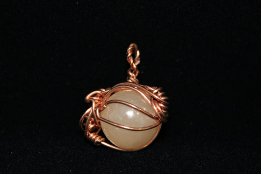 Honey Calcite Pendant