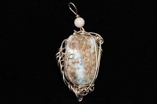 Larimar pendant