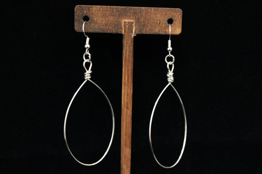 Silver Hoop Earrings