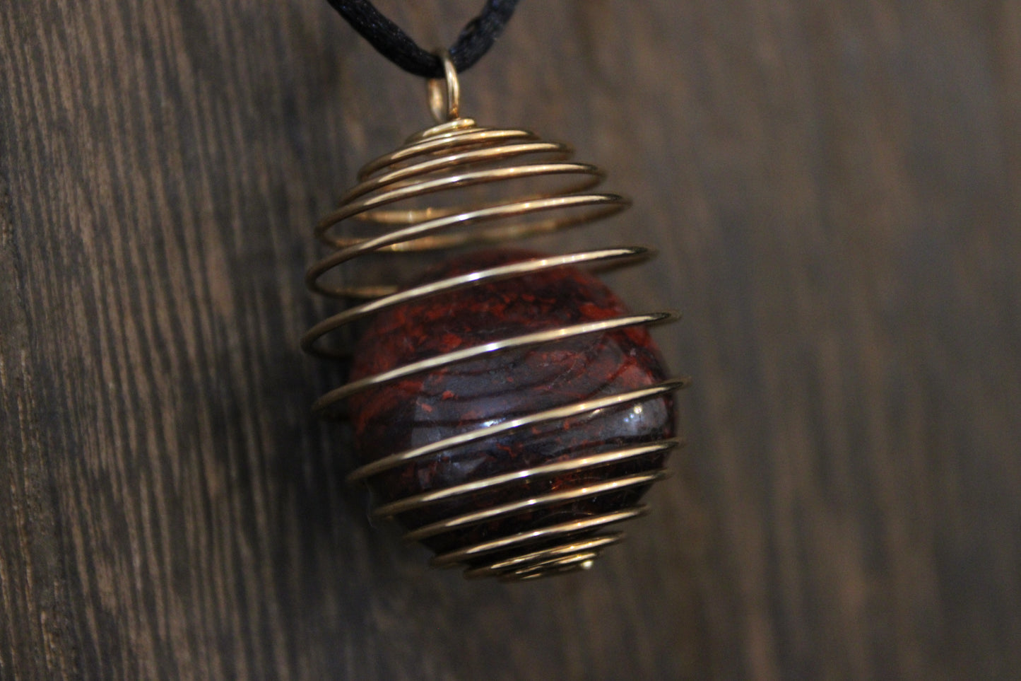 Lucky Spiral Cage Pendant