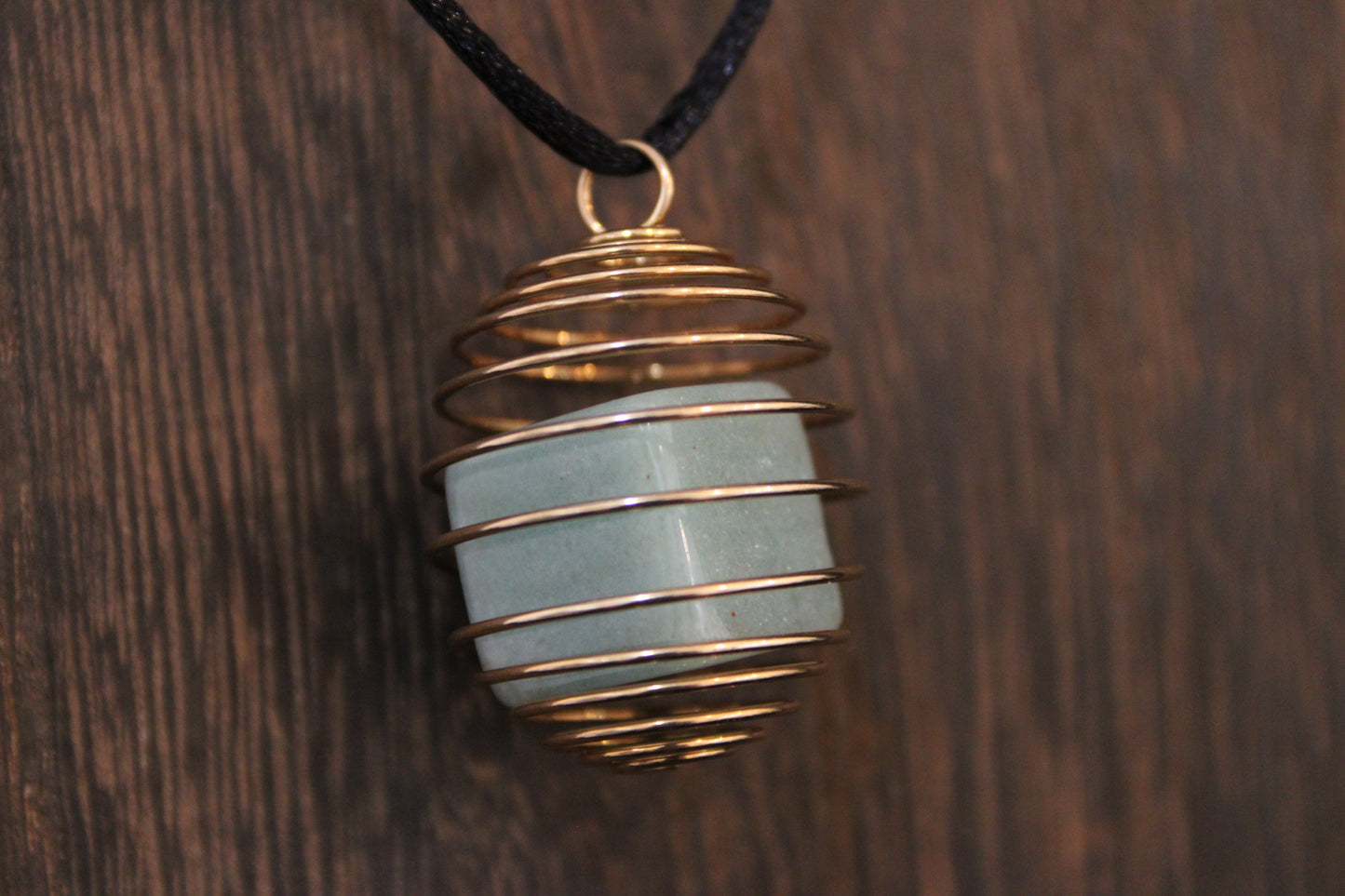 Lucky Spiral Cage Pendant