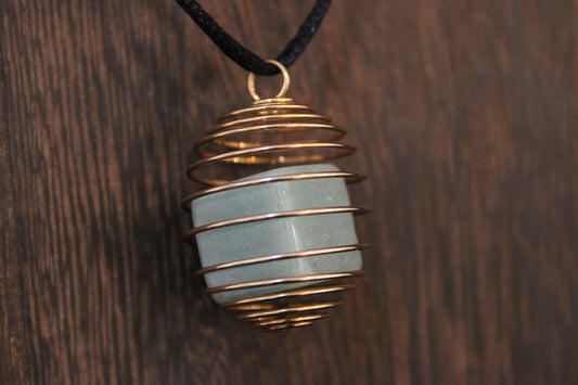 Lucky Spiral Cage Pendant