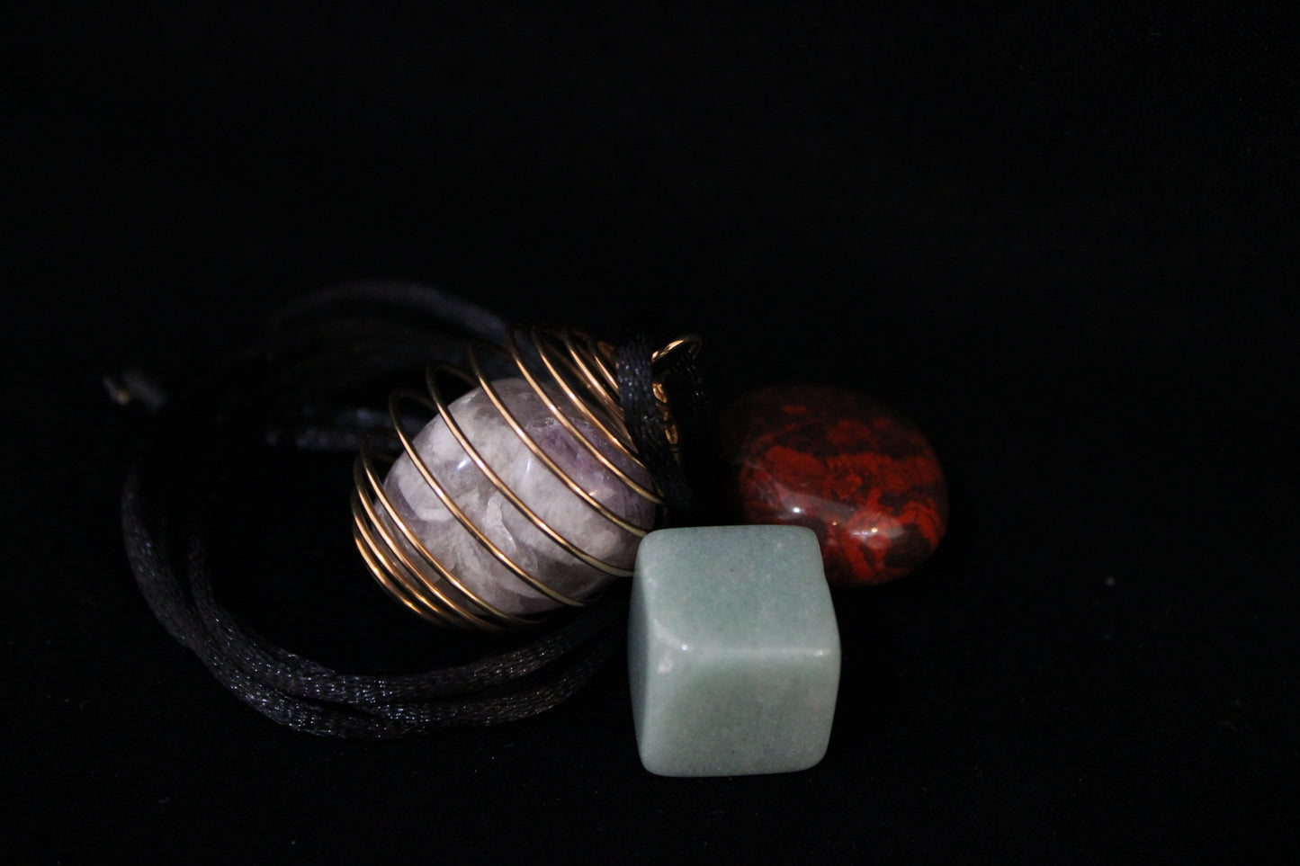 Lucky Spiral Cage Pendant