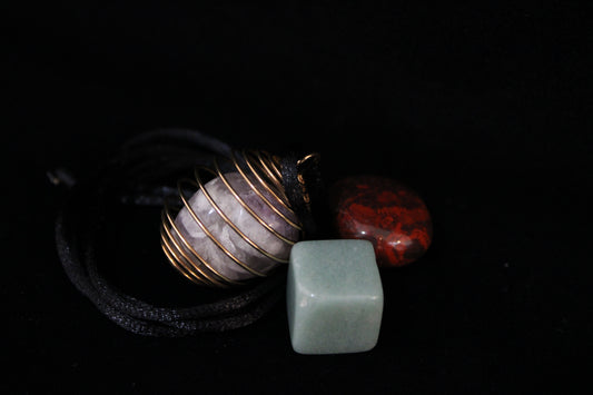 Lucky Spiral Cage Pendant