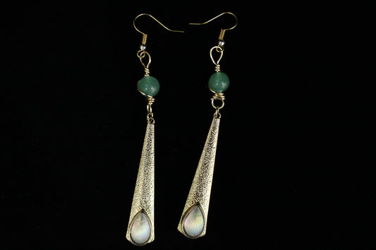Gold Shell Earrings