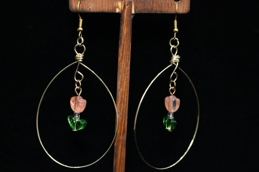Tulip Hoop Earrings