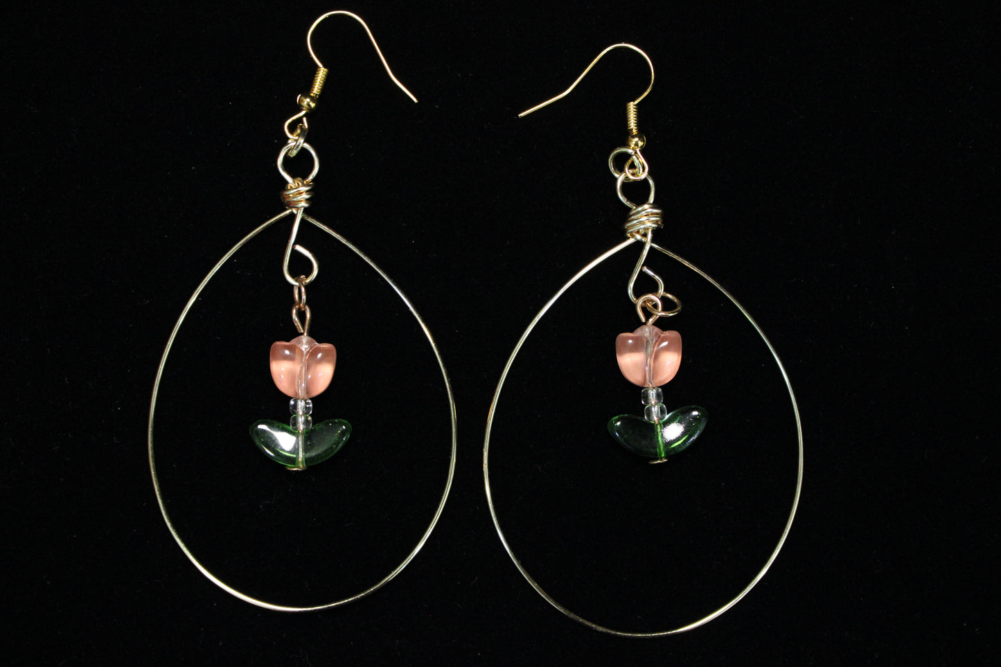 Tulip Hoop Earrings