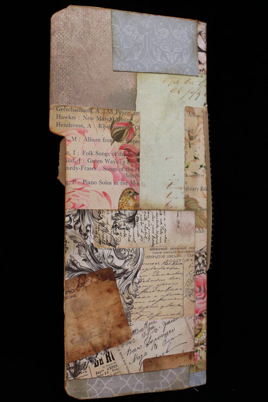 Art Journal - birds and lace