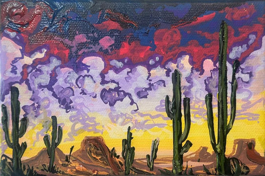 Fluffy Desert Sky