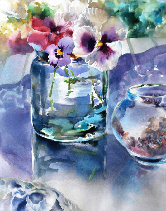Pansies and Lavender